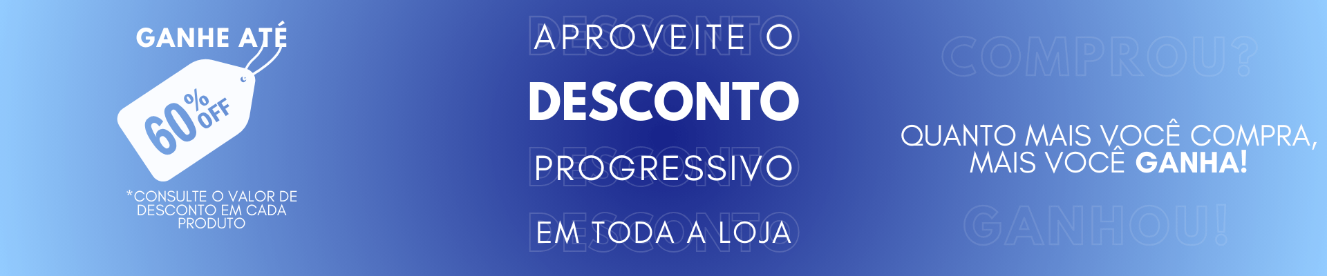 Desconto Progressivo na Loja PC