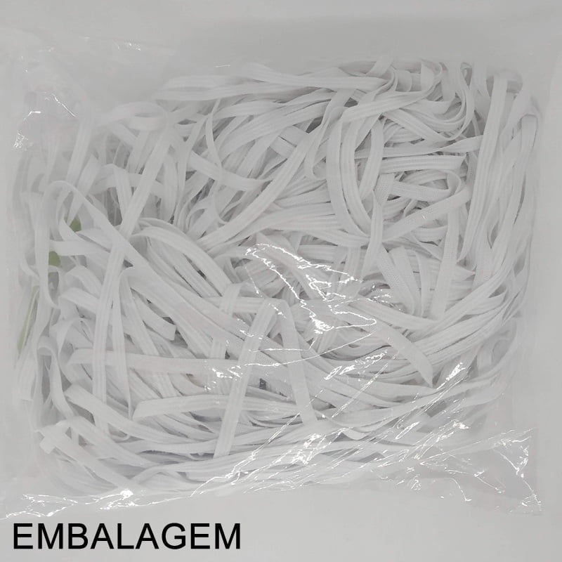 Elástico chato 5 mm - embalagem