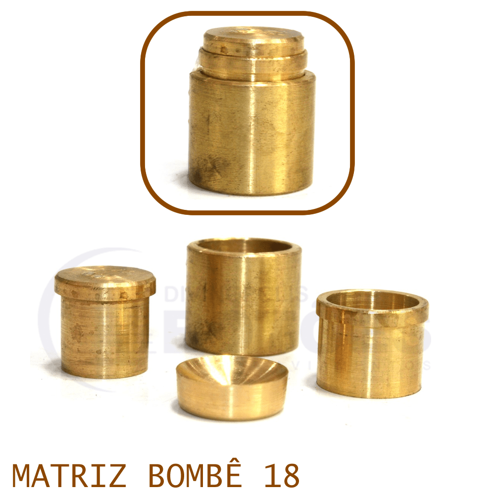 Matriz P/Botão Bombê - Nº18 - 18mm - C/1 jogo