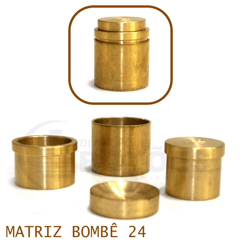 Matriz P/Botão Bombê - Nº24 - 24mm - C/1 jogo