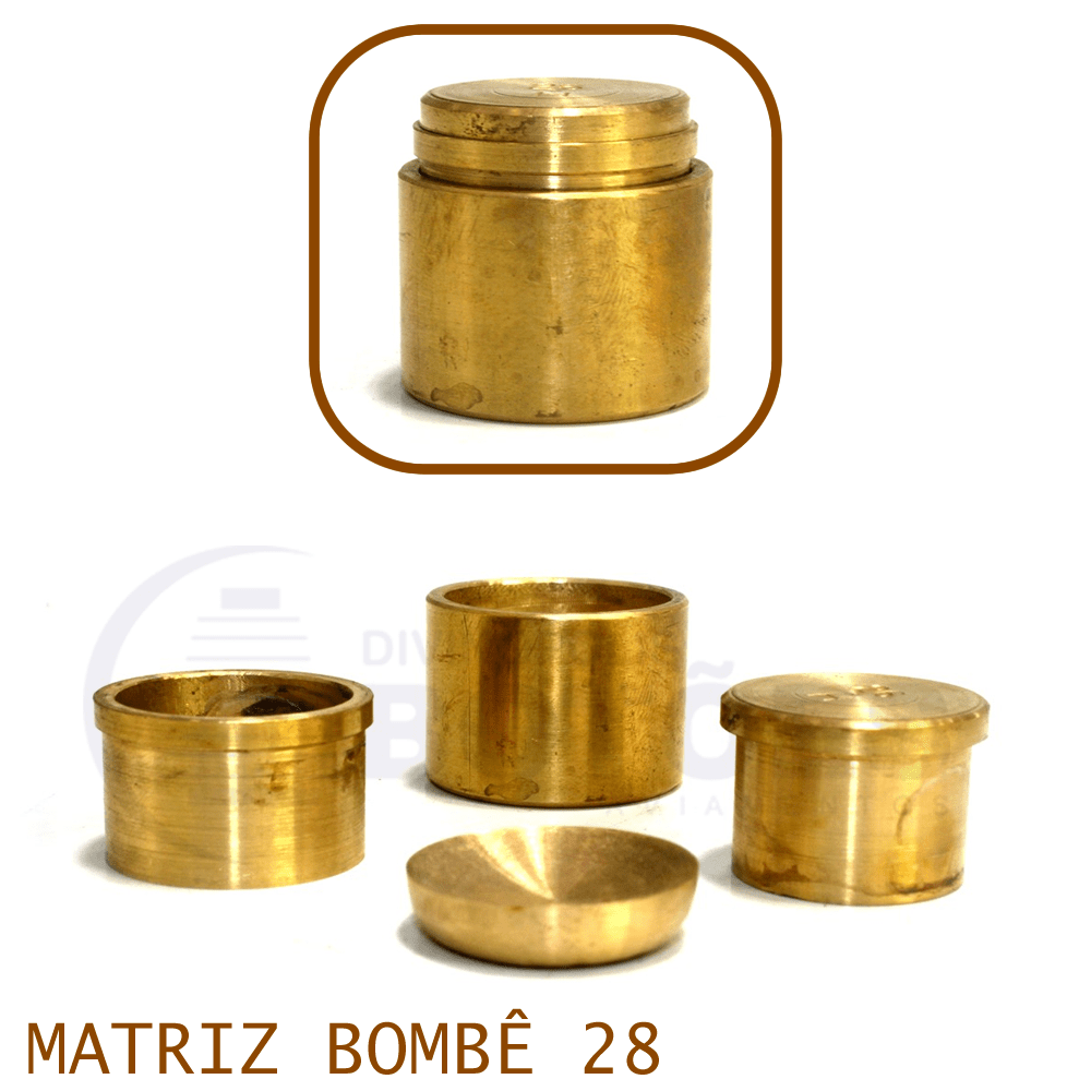 Matriz P/Botão Bombê - Nº28 - 28mm - C/1 jogo