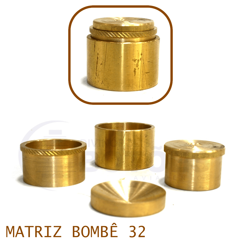 Matriz P/Botão Bombê - Nº32 - 32mm - C/1 jogo