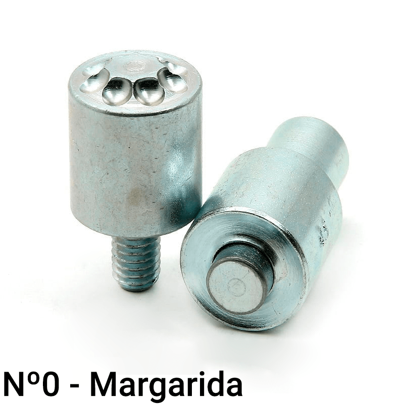 Matriz para Ilhós Margarida - Nº0 - 10mm - C/1 jogo 
