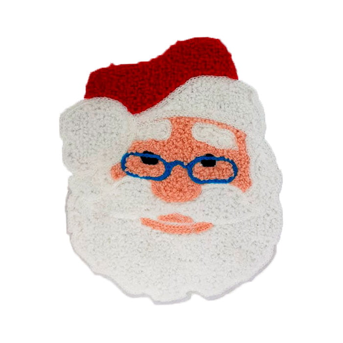 Aplique Papai Noel de óculos - 1 und