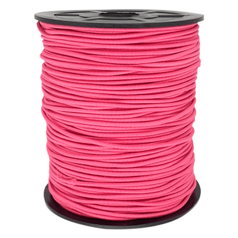 Elástico Roliço - Rosa Pink - P/Máscara - Real - 1,8mm - C/100M 