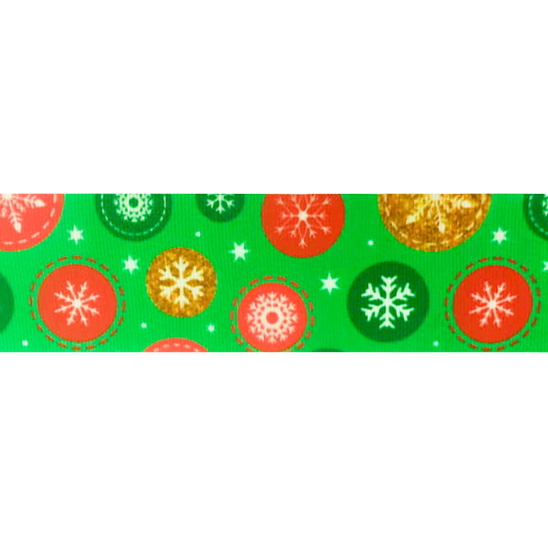Fita de Cetim - Ref: 009TR 091 - Natal - 38mm - C/10m