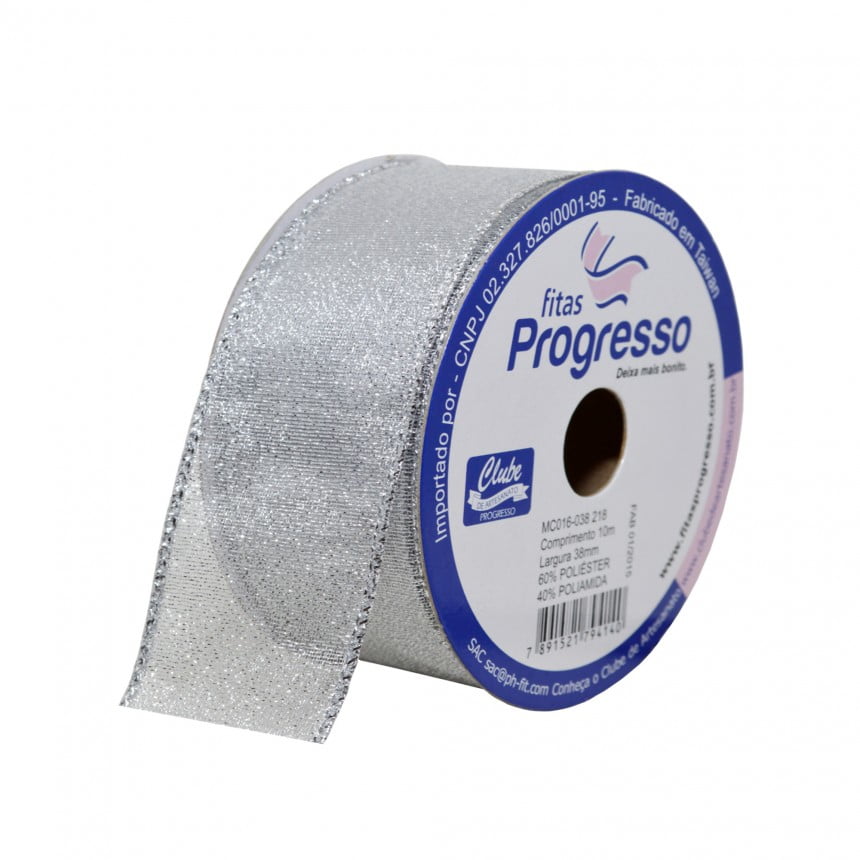 Fita Aramada Metalizada - MC016 - c/10m - 38mm