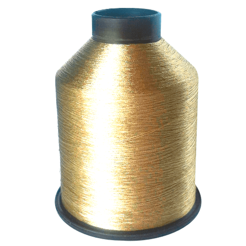 Linha Metalizada para Bordado - Cor: Ouro MR03 - C/4.000M 