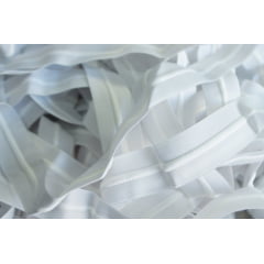 Elástico Guepardo - C/Cordão Descentralizado - NIK - Branco - 40MM - C/500M