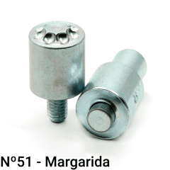 Matriz para Ilhós Margarida - Nº51 - 5,5mm - C/1 jogo 
