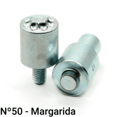 Matriz para Ilhós Margarida - Nº50 - 7mm - C/1 jogo 
