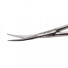 Tesoura de Bordar - Refile Curva - Practical - Mundial - 9cm - REF CR-1427-3 1/2 