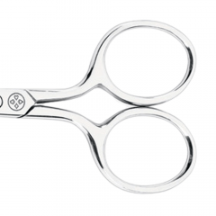 Tesoura de Bordar - Refile Curva - Practical - Mundial - 9cm - REF CR-1427-3 1/2 