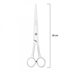 Tesoura Para Tosa Reta 8 - Creative - Mundial - 20cm - REF CR 100/08-PET 