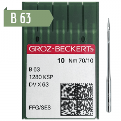 Agulha de Máquina Industrial - Groz Beckert - B63 - Galoneira - C/10und