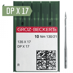 Agulha de Máquina Industrial - Groz Beckert - DPX17 - Pesponto Jeans - C/10und