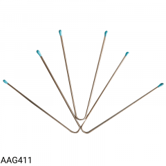 Arco em V - Ponta Azul - 100% Inox - 8cm - V20 - Cód AAg411