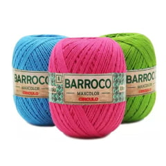 BARBANTE BARROCO MAXCOLOR CIRCULO N4 C/338M - BARBANTE BARROCO MAXCOLOR CIRCULO N4 C/338M -