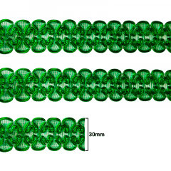 Fita Galão Verde Bandeira - 30mm - C/20M - Ref: 80-30 