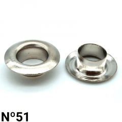 Ilhós de Alumínio - Braxmann - Nº51 - C/1000und