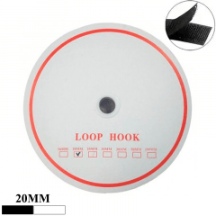 Fecho de Contato - Loop Hook - 20mm - C/25m