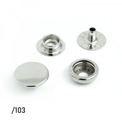 Botão de Pressão - Dallmac - Ferro - 15mm - C/200und - REF: 150/103