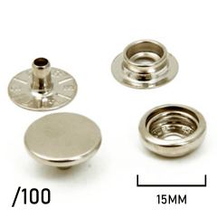 Botão de Pressão - Eberle - Latão - 150/100 - C/200und