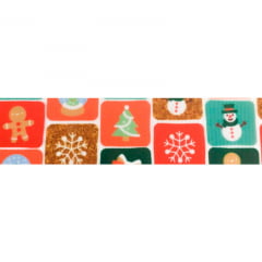 Fita de Cetim - Ref: 009TR 089 -  Natal - 38mm - C/10m