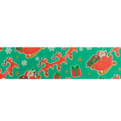 Fita de Cetim - Ref: 009TR 097 - Natal - 38mm - C/10m