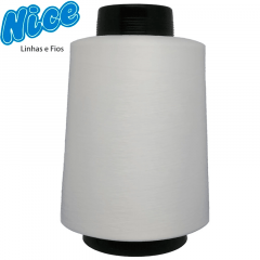 Fio Para Overlock Branco - NICE - 100% Poliéster Texturizado - Cone Com 1KG